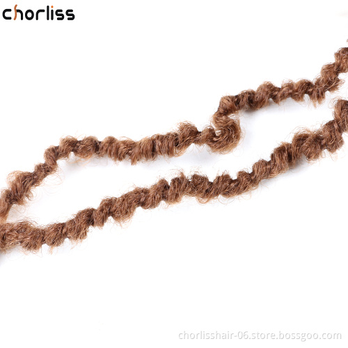 Natural 22 Inches Bobbi Boss Goddess Nu locks Wholesale Afro Faux Locs Twist Curly Synthetic Crochet Braiding Hair Extensions